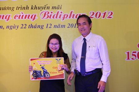 Bidiphar tổ chức thành công Lễ Bốc Thăm trúng thưởng chương trình Thịnh Vượng cùng Bidiphar năm 2012