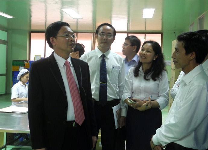 Chủ tịch UBND tỉnh thăm và chúc Tết tại Bidiphar nhân dịp đầu xuân Bính Thân 2016