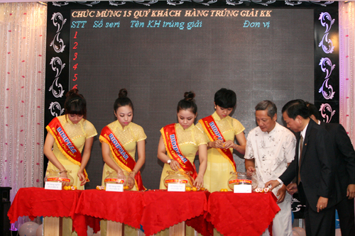 Chương trình bốc thăm trúng thưởng “Đón Lộc Thu Vàng” của Bidiphar thành công tốt đẹp