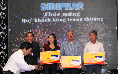 Chương trình bốc thăm trúng thưởng “Đón Lộc Thu Vàng” của Bidiphar thành công tốt đẹp