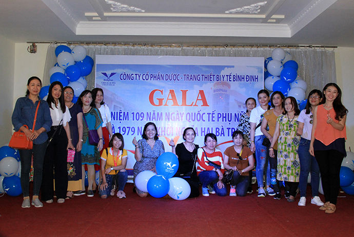Công ty Bidiphar tổ chức chương trình tham quan nhân kỷ niệm ngày Quốc tế Phụ nữ mùng 8 tháng 3.