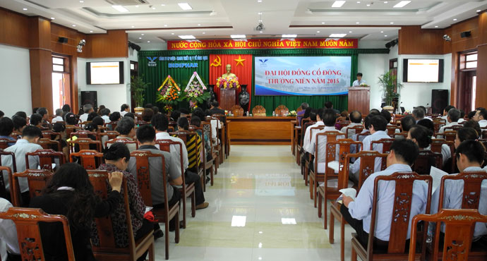 Công ty Cổ phần Dược – Trang Thiết bị y tế Bình Định (BIDIPHAR) tổ chức Đại hội đồng cổ đông thường niên năm 2015