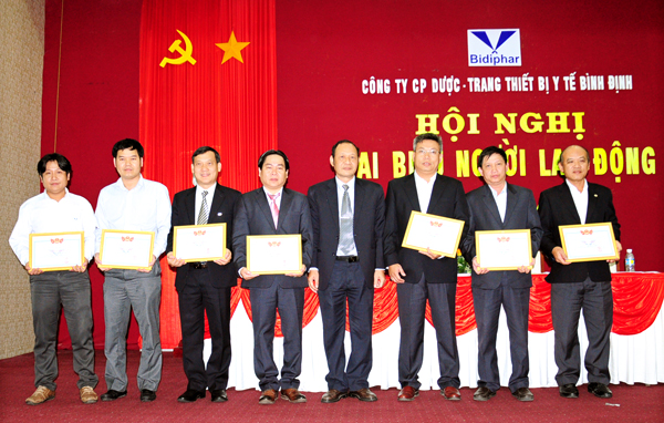 Công ty cổ phần Dược - Trang Thiết bị y tế Bình Định (Bidiphar) tổ chức Hội nghị Đại biểu người lao động năm 2014
