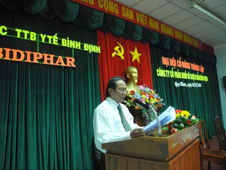 Đại hội cổ đông thành lập Công ty Cổ phần Muối và Thực phẩm Bình Định