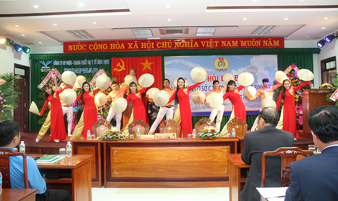 Đại hội đại biểu Công đoàn cơ sở công ty CP Dược – TTBYT Bình Định lần thứ VII, nhiệm kỳ 2017 – 2022.