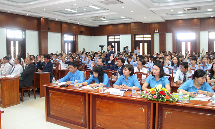 Đại hội đại biểu Công đoàn cơ sở công ty CP Dược – TTBYT Bình Định lần thứ VII, nhiệm kỳ 2017 – 2022.