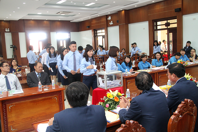 Đại hội đại biểu Công đoàn cơ sở công ty CP Dược – TTBYT Bình Định lần thứ VII, nhiệm kỳ 2017 – 2022.