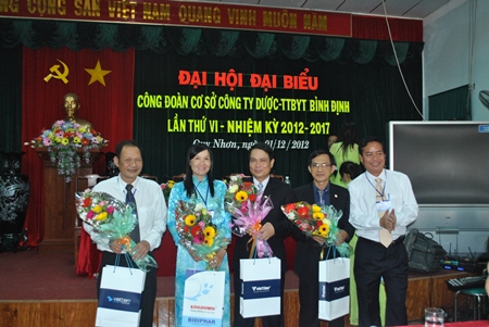 Đại hội đại biểu công đoàn công ty Dược – TTBYT Bình Định lần thứ VI (Nhiệm kỳ 2012 - 2017)