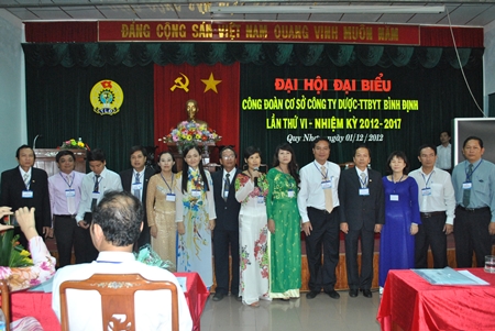 Đại hội đại biểu công đoàn công ty Dược – TTBYT Bình Định lần thứ VI (Nhiệm kỳ 2012 - 2017)