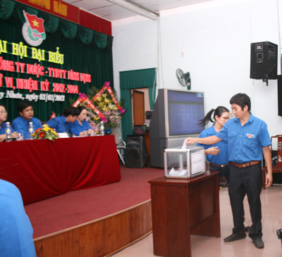 Đại hội đại biểu Đoàn Cơ sở Công ty Dược – Trang thiết bị Y tế Bình Định nhiệm kỳ 2012 – 2014