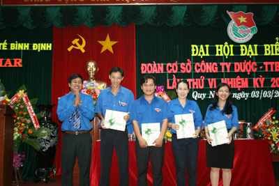 Đại hội đại biểu Đoàn Cơ sở Công ty Dược – Trang thiết bị Y tế Bình Định nhiệm kỳ 2012 – 2014