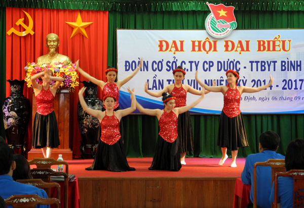 Đoàn cơ sở Bidiphar tổ chức Đại hội đại biểu lần thứ VII, nhiệm kỳ 2014 – 2017