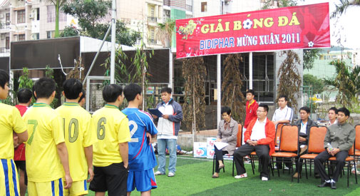 Giải bóng đá BIDIPHAR mừng xuân 2011