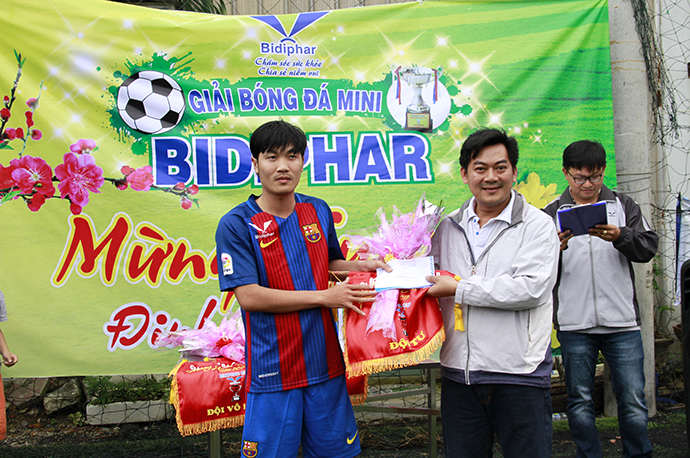 Giải bóng đá mini “Bidiphar Mừng xuân Đinh Dậu 2017”