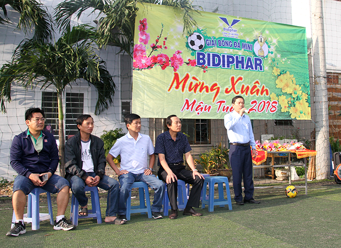 Giải bóng đá mini “Bidiphar Mừng xuân Mậu Tuất 2018”
