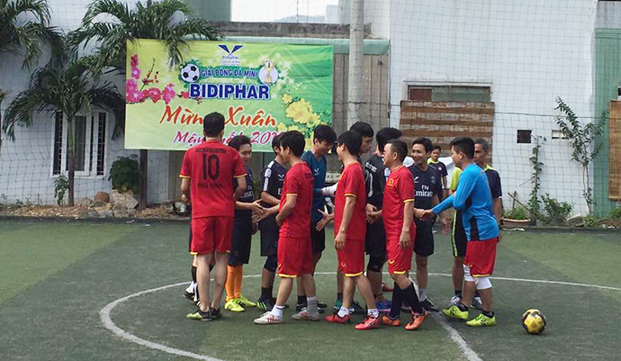 Giải bóng đá mini “Bidiphar Mừng xuân Mậu Tuất 2018”