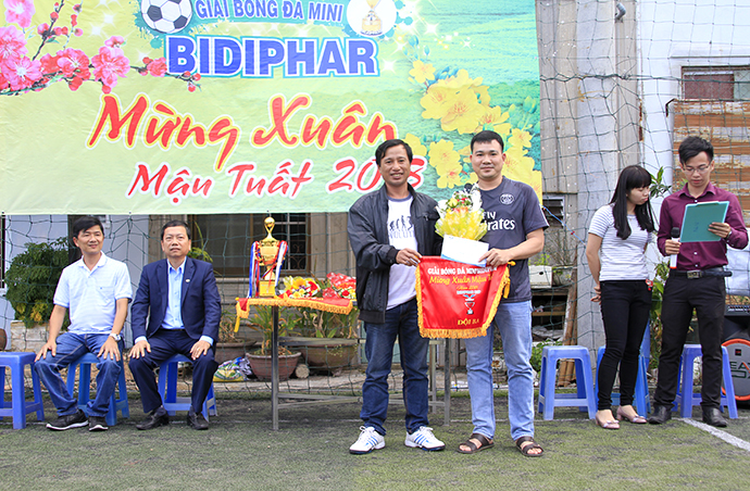 Giải bóng đá mini “Bidiphar Mừng xuân Mậu Tuất 2018”