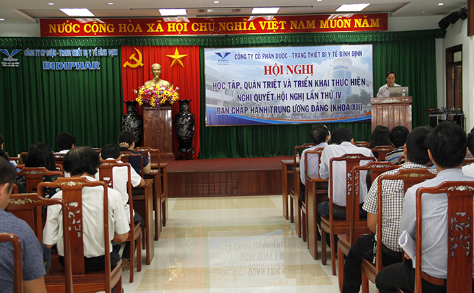 Hội nghị học tập, quán triệt và triển khai thực hiện Nghị quyết Hội nghị lần thứ IV Ban chấp hành Trung ương Đảng (khóa XII)