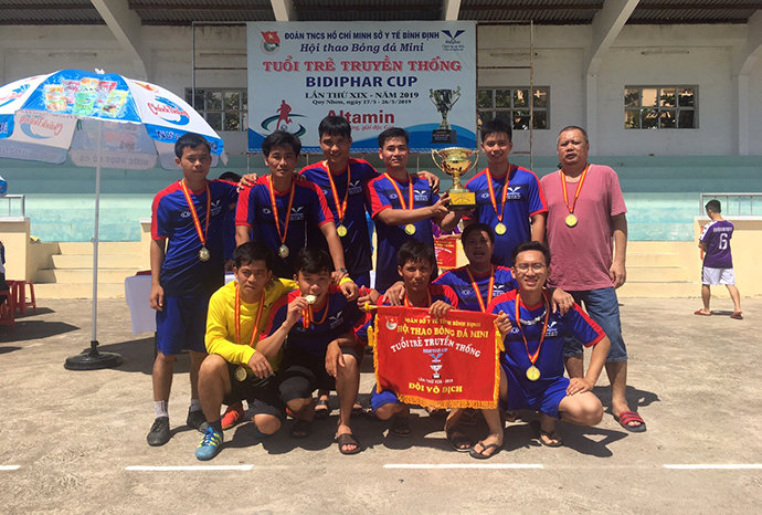HỘI THAO BÓNG ĐÁ MINI “TUỔI TRẺ TRUYỀN THỐNG – BIDIPHAR CUP” LẦN THỨ XIX – 2019.