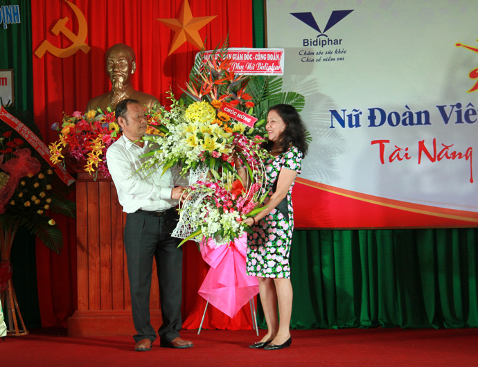 Hội thi nữ đoàn viên công đoàn Bidiphar Tài năng Duyên dáng 2015