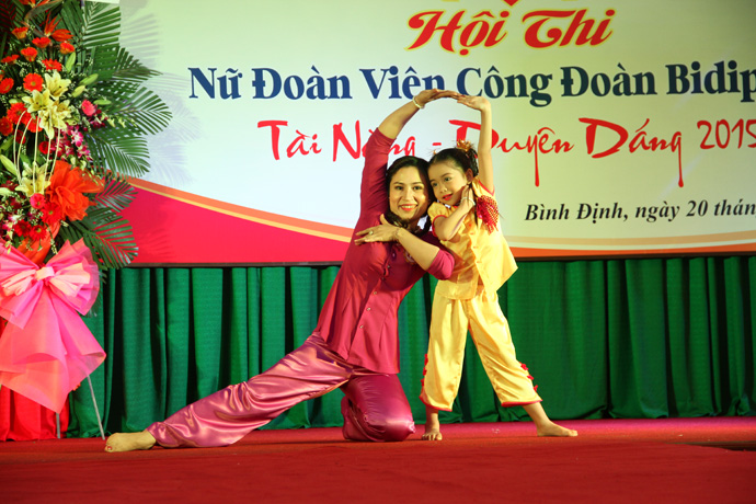 Hội thi nữ đoàn viên công đoàn Bidiphar Tài năng Duyên dáng 2015
