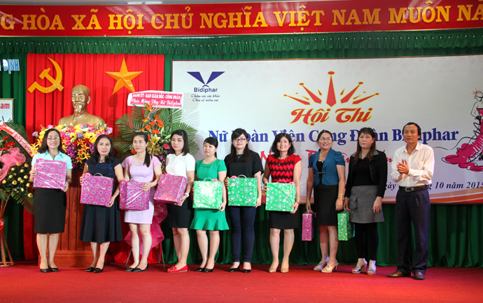 Hội thi nữ đoàn viên công đoàn Bidiphar Tài năng Duyên dáng 2015