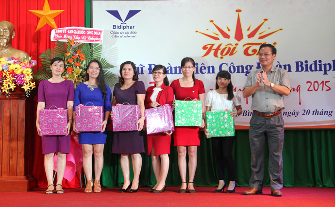 Hội thi nữ đoàn viên công đoàn Bidiphar Tài năng Duyên dáng 2015