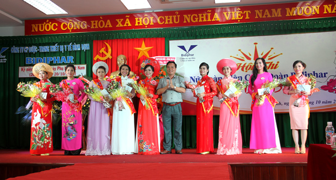 Hội thi nữ đoàn viên công đoàn Bidiphar Tài năng Duyên dáng 2015