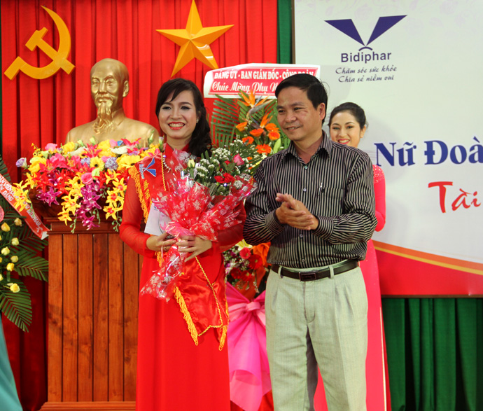 Hội thi nữ đoàn viên công đoàn Bidiphar Tài năng Duyên dáng 2015