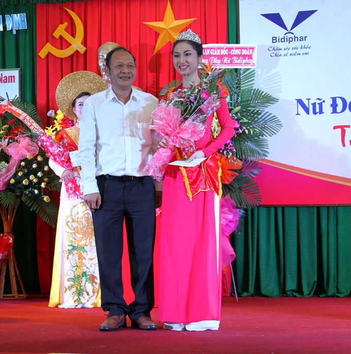 Hội thi nữ đoàn viên công đoàn Bidiphar Tài năng Duyên dáng 2015