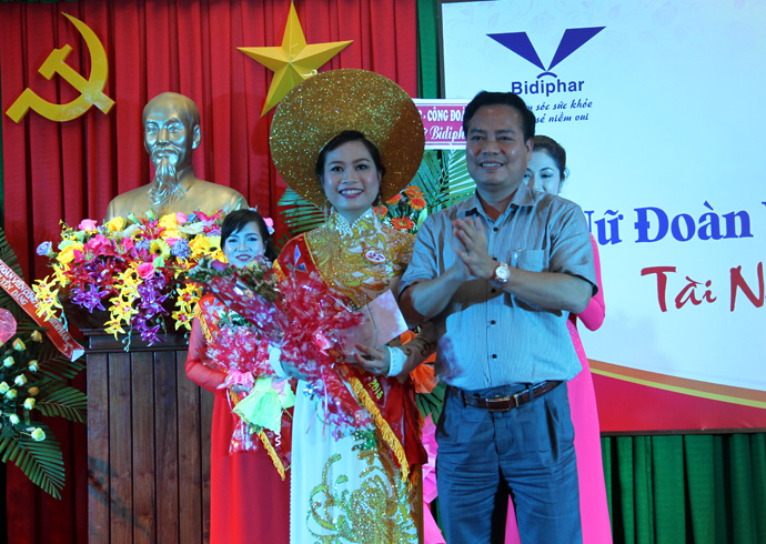 Hội thi nữ đoàn viên công đoàn Bidiphar Tài năng Duyên dáng 2015