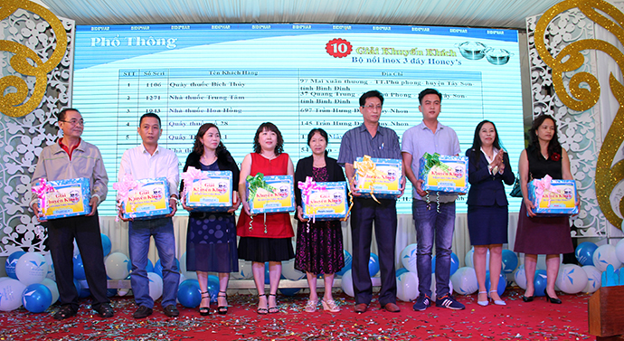 Lễ quay số mở thưởng và du lịch nghỉ dưỡng cho khách hàng khối OTC khu vực Bình Định