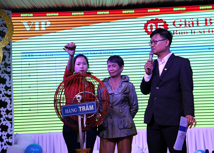 Lễ quay số mở thưởng và du lịch nghỉ dưỡng cho khách hàng khối OTC khu vực Bình Định