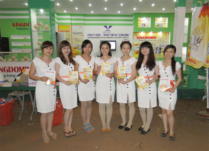 Một năm Bidiphar đưa nhãn hàng Kingdomin đồng hành cùng Hội chợ Hàng Việt Nam chất lượng cao