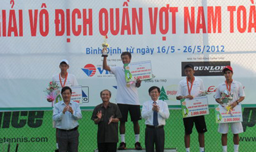 Nhãn hàng Kingdomin - Bidiphar đồng hành cùng giải “Vô địch quần vợt đồng đội toàn quốc 2012”