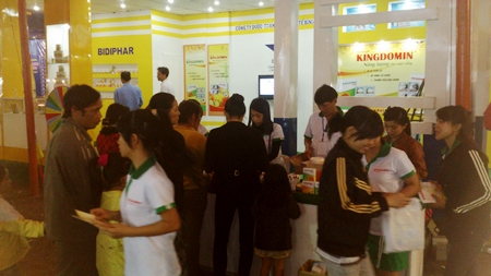 Nhãn hàng Kingdomin tại hội chợ “Hàng Việt nam chất lượng cao” Tổ chức tại Tỉnh Đăk Lăk