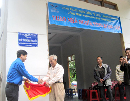 Tuổi trẻ Bidiphar với công tác đền ơn đáp nghĩa