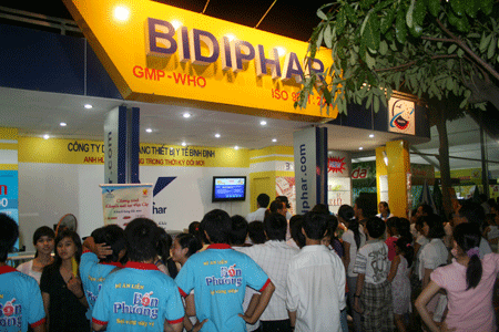Bidiphar tham gia hội chợ HVNCLC 2009 tại Bình Định (14.07.09)