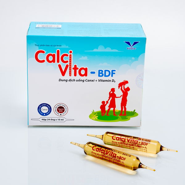 CALCI VITA - BDF 10Ml - Ống Uống Bổ Sung Calci Cho Người Lớn