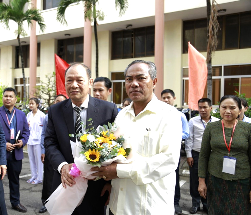 BIDIPHAR – DƯỢC BÌNH ĐỊNH VINH DỰ ĐÓN TIẾP VÀ LÀM VIỆC VỚI ĐOÀN CÔNG TÁC CẤP CAO 4 TỈNH NAM LÀO