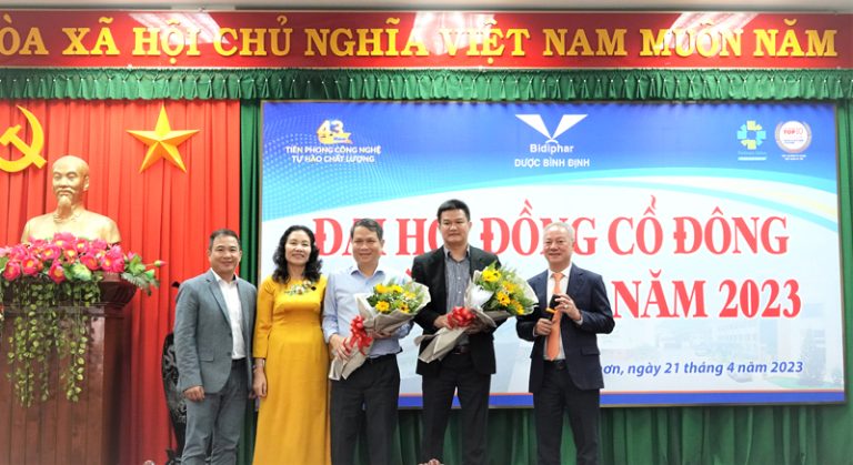 ĐẠI HỘI CỔ ĐÔNG THƯỜNG NIÊN BIDIPHAR: ĐẶT MỤC TIÊU DOANH THU 1.800 TỶ ĐỒNG NĂM 2023