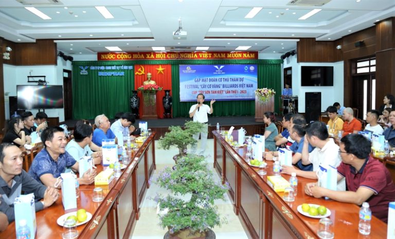 BIDIPHAR – DƯỢC BÌNH ĐỊNH THÂN MẬT TIẾP ĐÓN ĐOÀN VĐV BILLIARDS HÀNG ĐẦU VIỆT NAM
