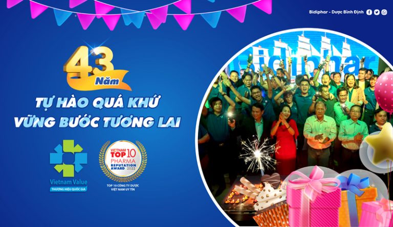 BIDIPHAR: TỰ HÀO QUÁ KHỨ - VỮNG BƯỚC TƯƠNG LAI