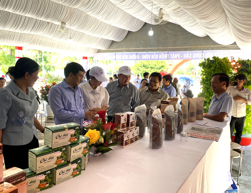 “ĐẶC SẢN DƯỢC LIỆU HỮU CƠ” HÚT KHÁCH TẠI LỄ HỘI DU LỊCH HÈ HUYỆN AN LÃO NĂM 2023