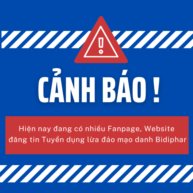CẢNH GIÁC TRƯỚC NHỮNG WEBSITE, FANPAGE GIẢ MẠO BIDIPHAR