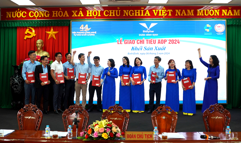 BIDIPHAR ĐẶT MỤC TIÊU DOANH THU 2.000 TỶ TRONG NĂM 2024