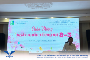 BIDIPHAR ĐỒNG HÀNH CÙNG HỘI NGƯỜI MÙ TỈNH BÌNH ĐỊNH TRONG NGÀY QUỐC TẾ PHỤ NỮ 8-3