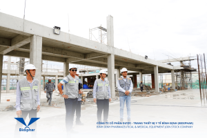 BIDIPHAR KHỞI CÔNG XÂY DỰNG TRUNG TÂM QC-QA-R&D VÀ KHU NHÀ KỸ THUẬT