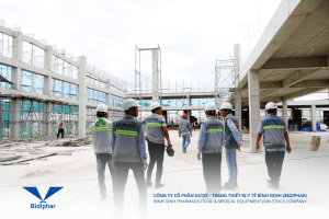 BIDIPHAR KHỞI CÔNG XÂY DỰNG TRUNG TÂM QC-QA-R&D VÀ KHU NHÀ KỸ THUẬT