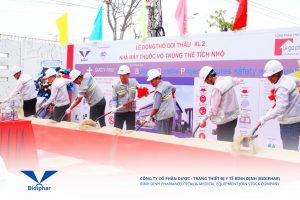 BIDIPHAR KHỞI CÔNG XÂY DỰNG TRUNG TÂM QC-QA-R&D VÀ KHU NHÀ KỸ THUẬT